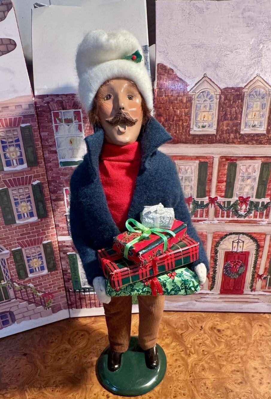 Byers Choice 1997 Talbots Exclusive Man Gifts Signed Limited Edition 21/50